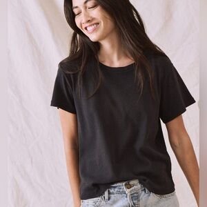 The Great. The little recycled rib tee